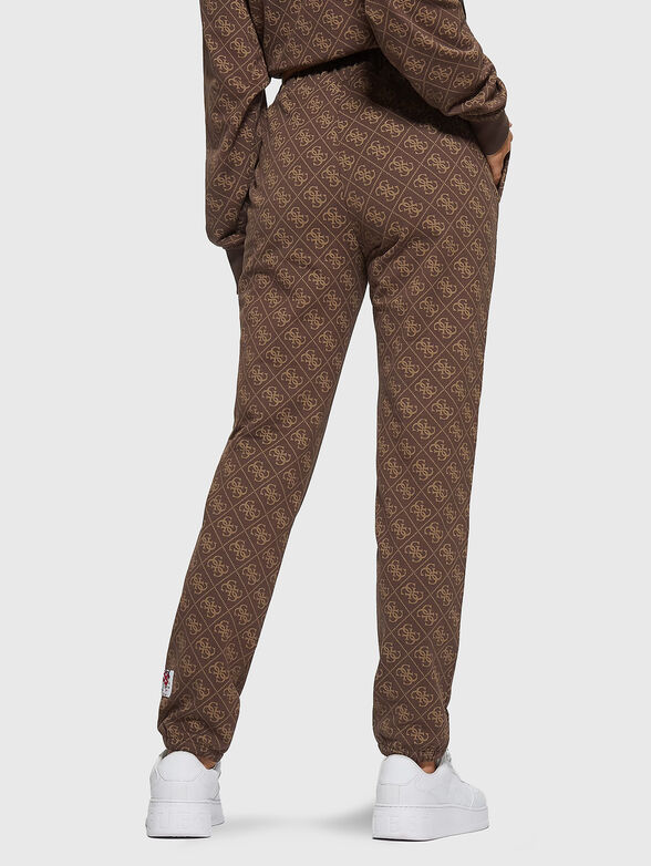 4G BANKSY Brown sports trousers - 2