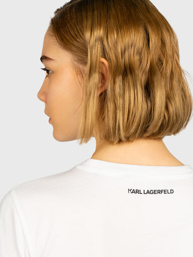 K/IKONIK Black cotton T-shirt  - 3