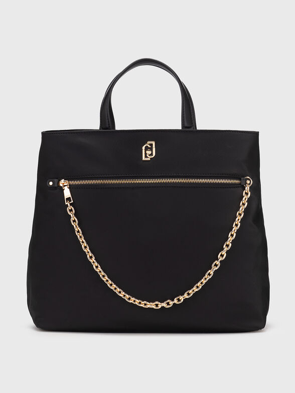 Bag with long handle and golden details - 1