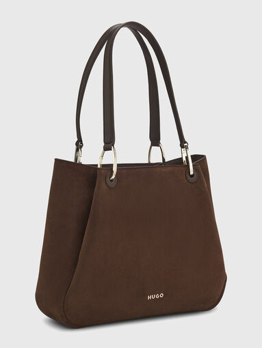 Eco leather brown bag - 3