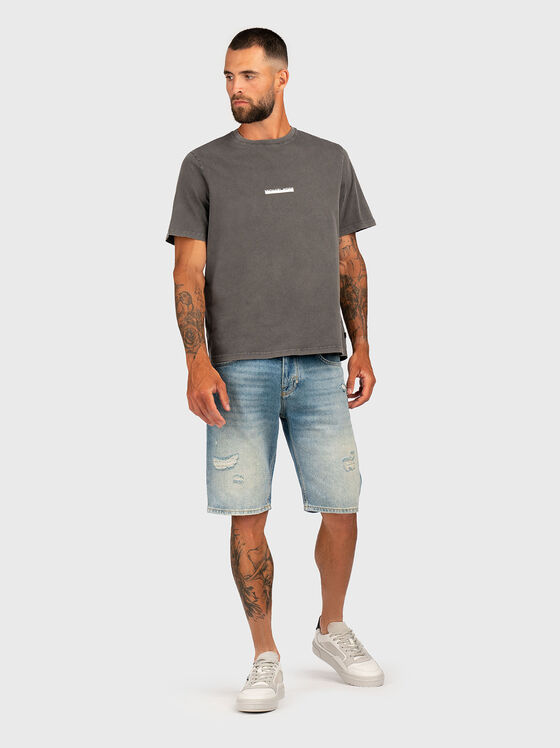 Памучна тениска с лого - 2