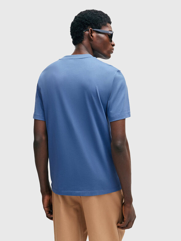 TIBURT cotton T-shirt with contrast logo - 3