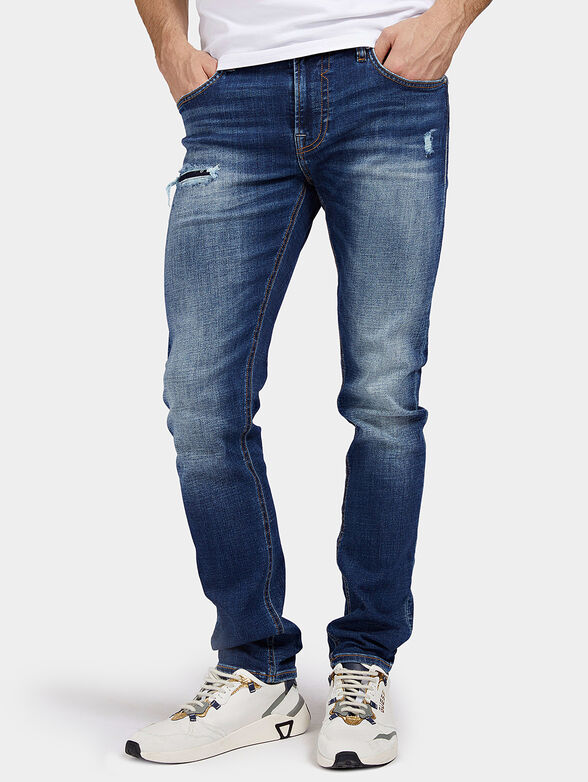 MIAMI Skinny jeans with washed effect - 1