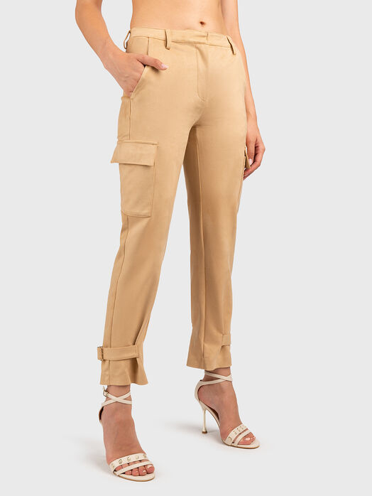 NEW MARZIA cargo trousers with soft texture