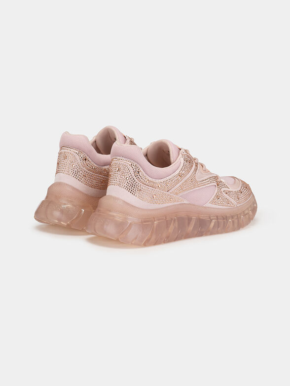 CLARISSE sneakers with appliquéd rhinestones - 3