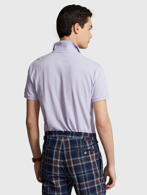 Contrast logo-detail Polo Shirt  - 3