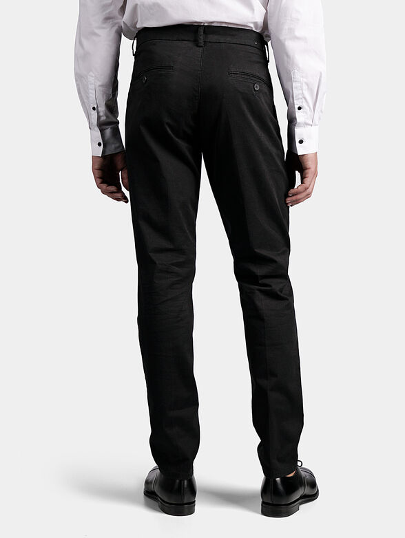 BRYAN Blue cotton trousers - 2