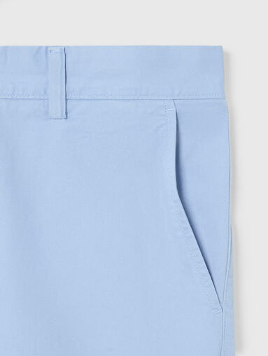 Beige chino shorts - 4