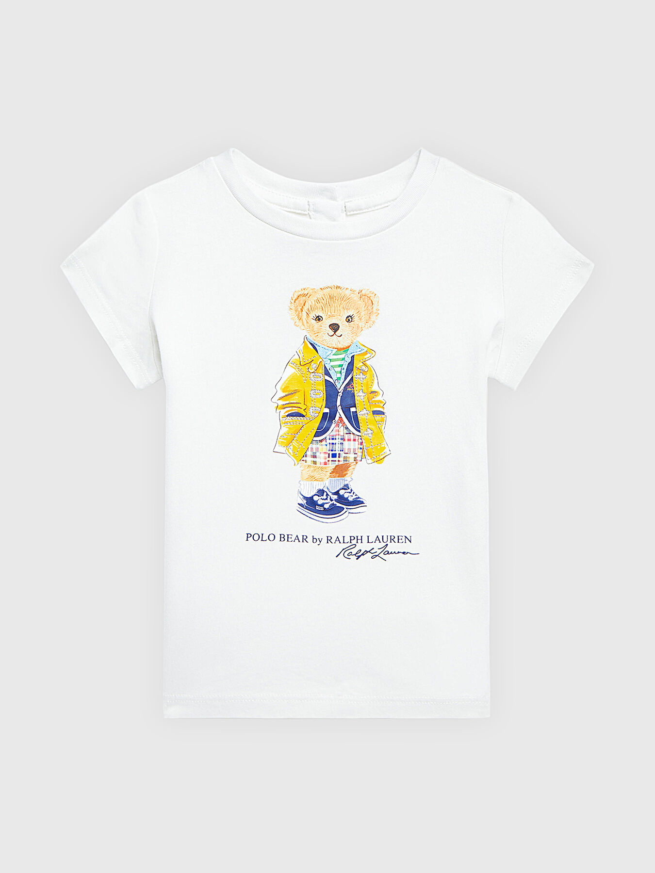 Cotton T-shirt with Polo Bear print brand POLO RALPH LAUREN