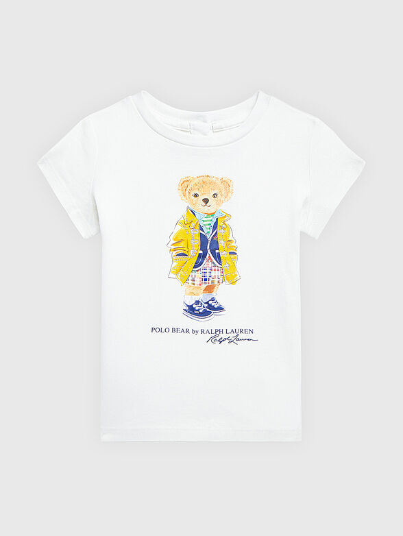 Cotton T-shirt with Polo Bear print - 1