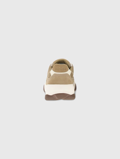 Sports shoes made of leather and textile - 4