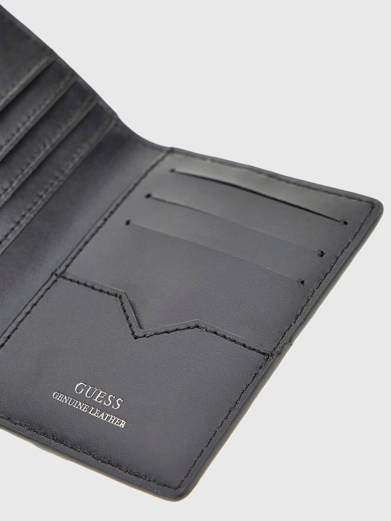 Black leather card holder - 3