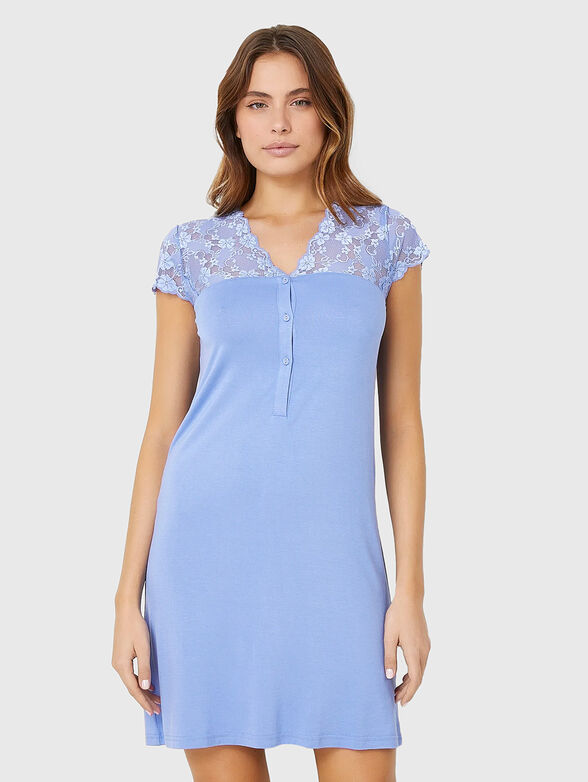 PRIMULA COLOR nightgown with short sleeves - 1