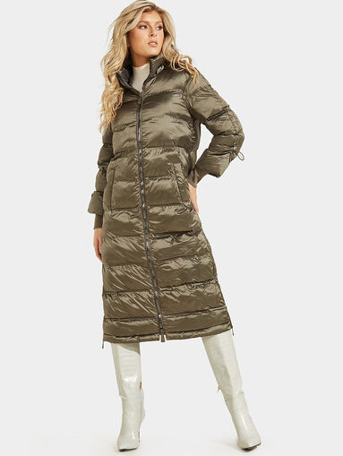 Long padded jacket BRUNELLA in black color - 4