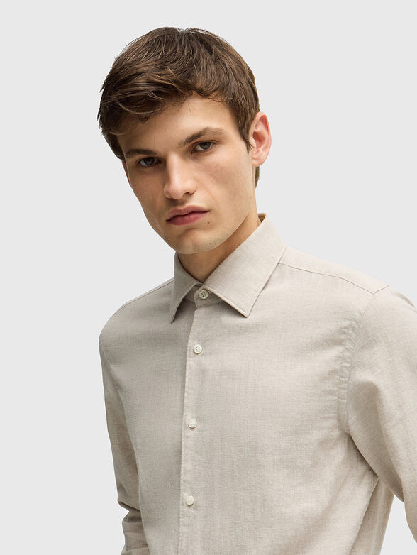 Cotton twill shirt - 4