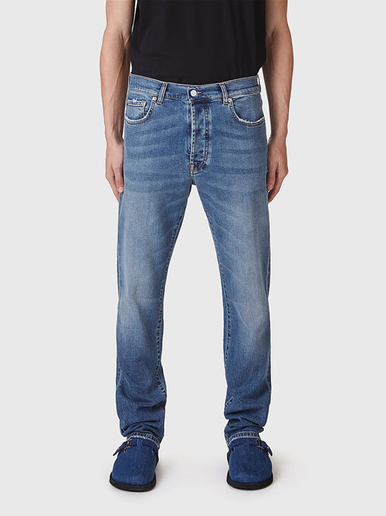 Blue slim jeans - 1