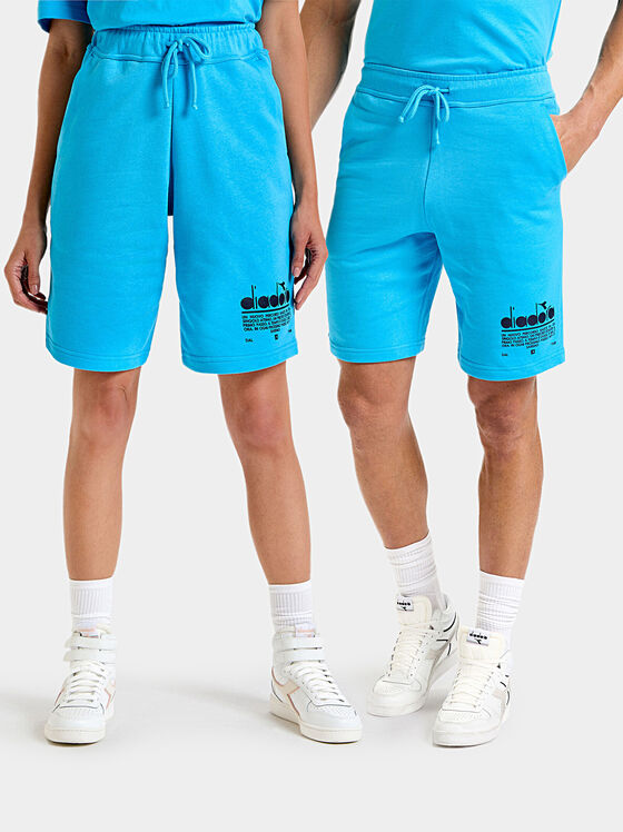 Спортни панталони MANIFESTO с лого принт - 1