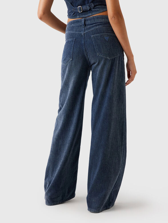 High waisted wide leg jeans - 2