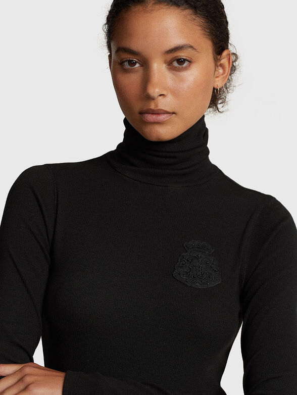 Cotton turtleneck sweater  - 4