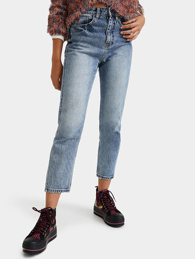 Jeans with worn off effect - 3