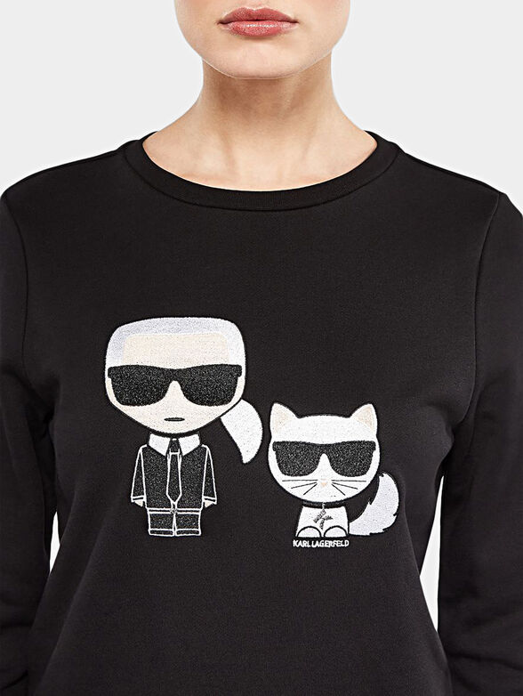 IKONIK Black sweatshirt - 2