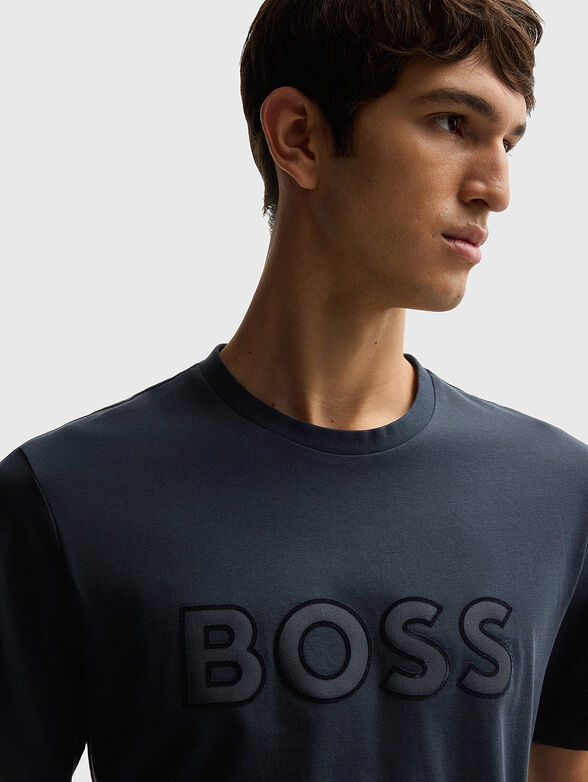 C-THOMPSON cotton T-shirt with logo - 4