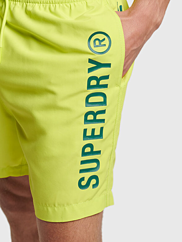 CORE SPORT beach shorts with logo accent - 4