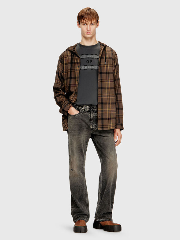 T-NORM-V11 cotton T-shirt with contrast logo - 2