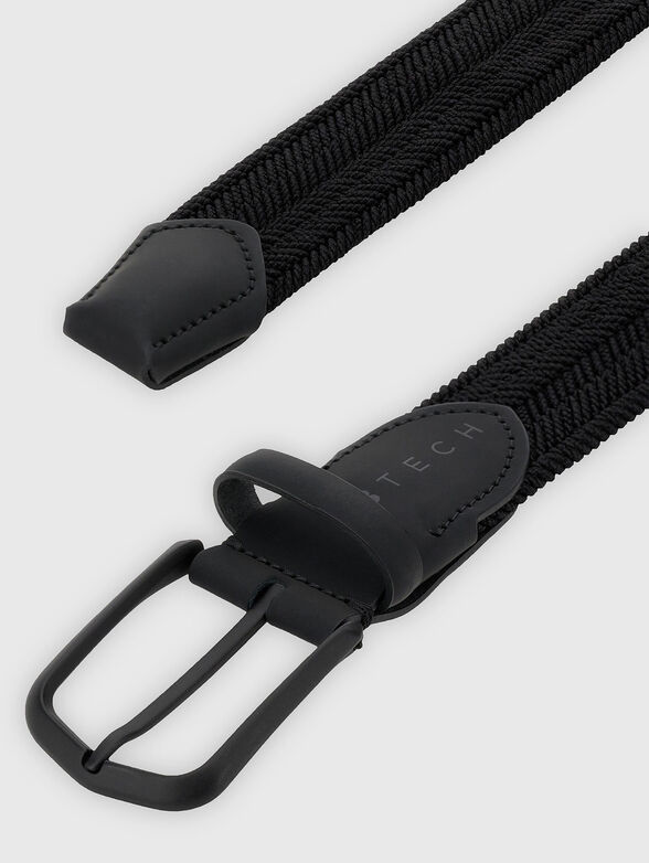 Black braided belt  - 2