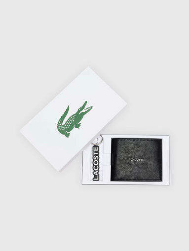 Genuine leather wallet and key ring - 5