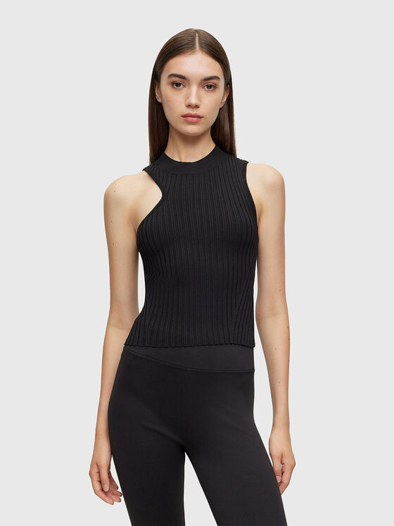 SHAREY asymmetrical detail top - 1