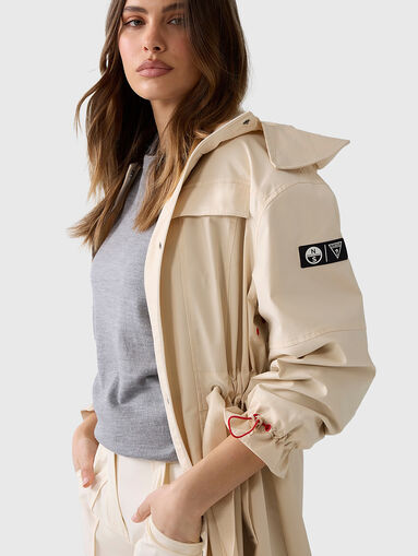 Transitional jacket with a hood - 5