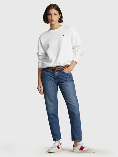 Blue cotton jeans - 5