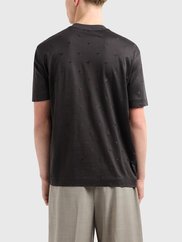 T-shirt with logo embroidery - 3