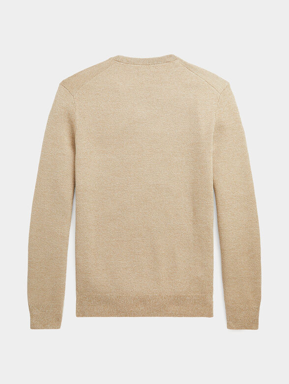 Beige wool sweater - 2