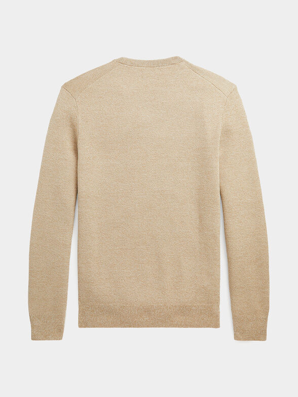 Beige wool sweater - 1