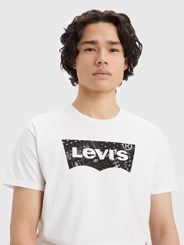 White t-shirt with logo  - 2