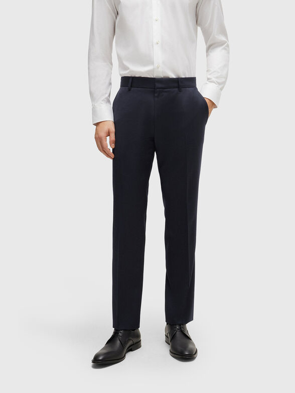 H-GENIUS wool slim trousers - 1