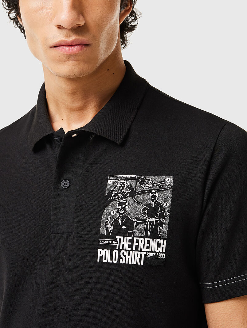 Polo-shirt with accent back  - 3