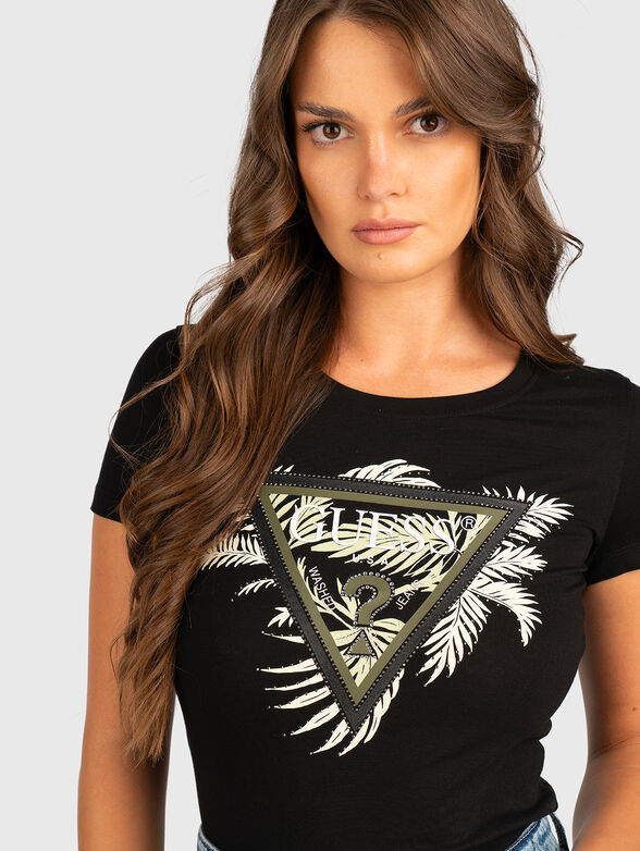 Tropical print T-shirt - 4