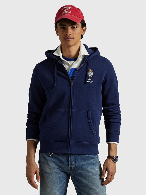 Суитшърт с качулка и Polo Bear бродерия - 1