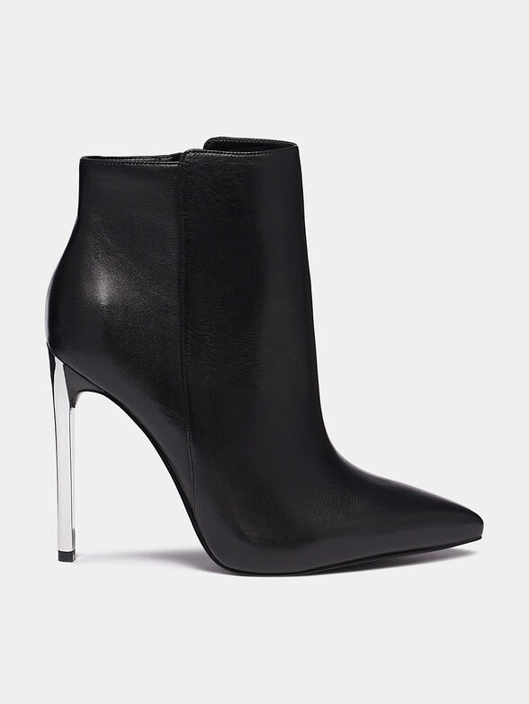 EHREN leather ankle boots in beige color - 1