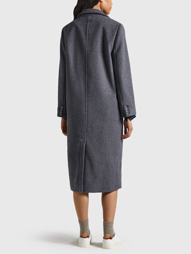 MADISON black wool blend coat  - 3