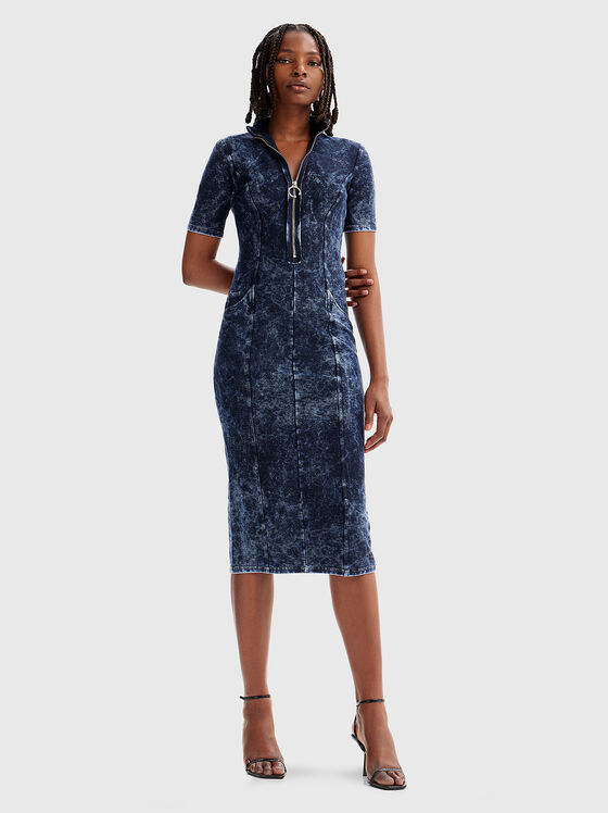 RACE black midi dress - 1