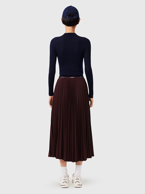 Midi pleated skirt - 2
