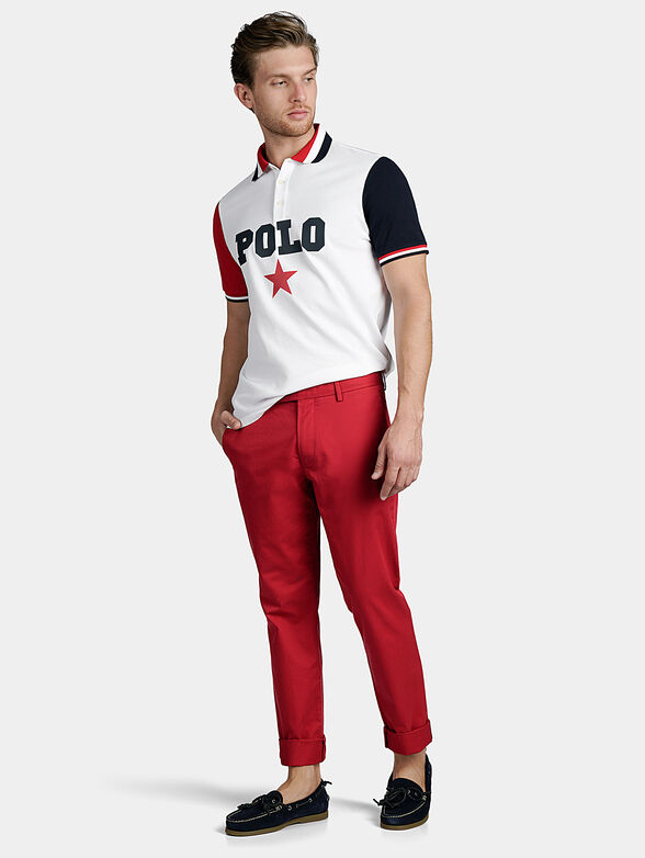 Polo shirt with logo inscription - 4