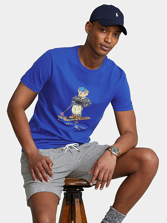 Cotton t-shirt with Polo Bear logo - 1