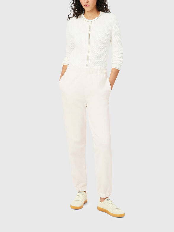 Sports trousers with zip at the legs - 5