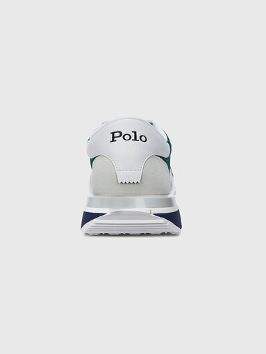 Sports shoes with contrasting panels and logo - 3