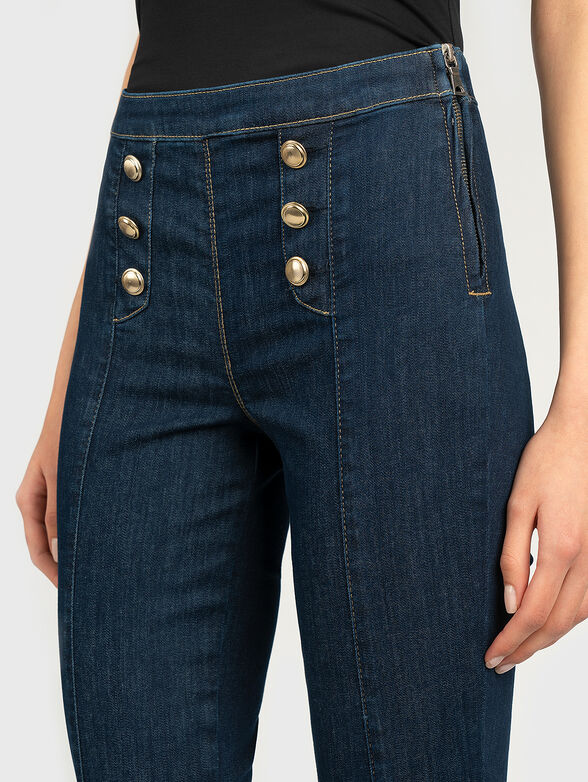 High-waisted skinny jeans - 2